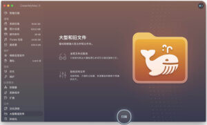 Mac 清理助手「大檔案和舊檔案」