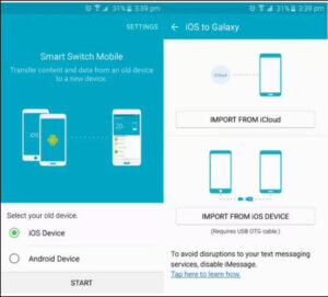 匯出數據的iOS 裝置
