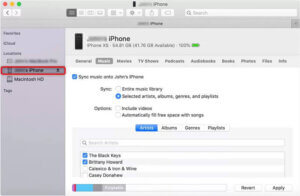 將音樂從iPhone 傳送到Mac 上的Finder