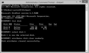 使用CMD 解鎖SD 卡