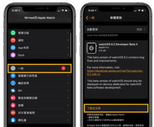 watchOS下載並安裝